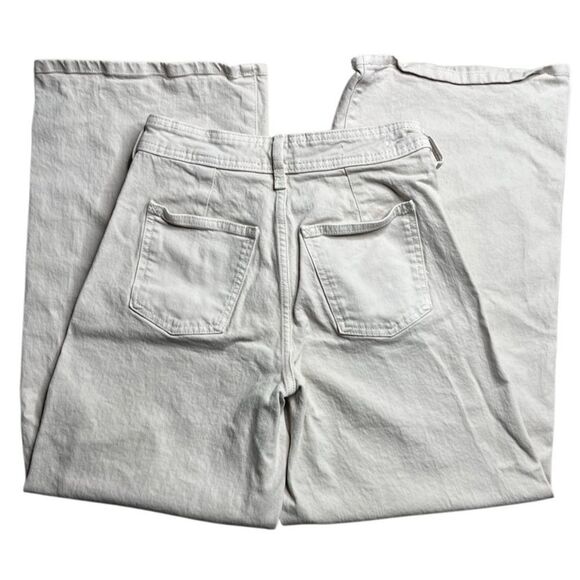 Universal Thread Sailor Wide Leg Cream Pants Size 4 - Picture 3 of 6